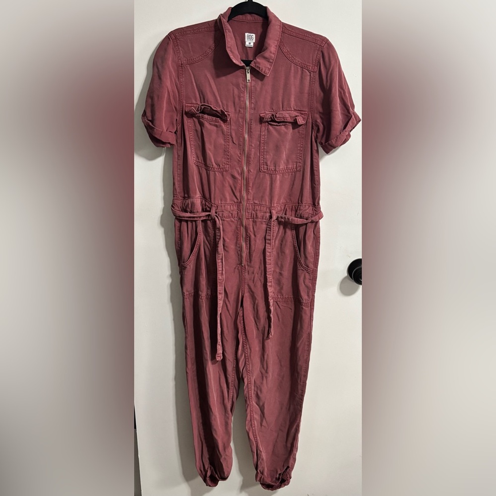Urban Outfitters BDG Dusty Rose Utility Jumpsuit